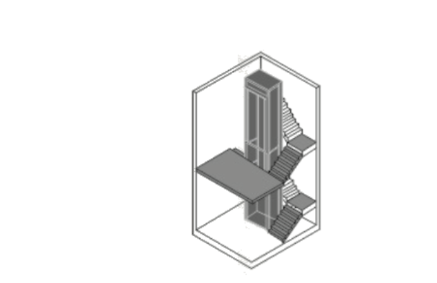 Staircase surround layout diagram